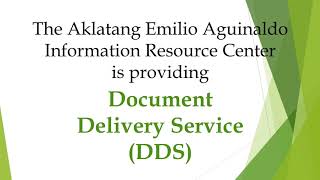 DLSU-D Library Document Delivery Service Guide