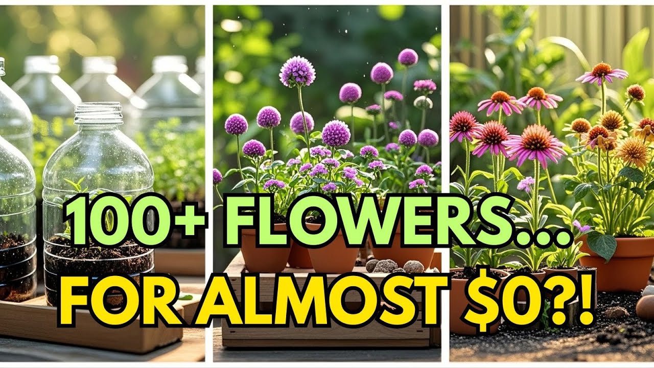 Grow 100+ Flowers From Trash! Winter Sowing for Small Spaces (Almost ...