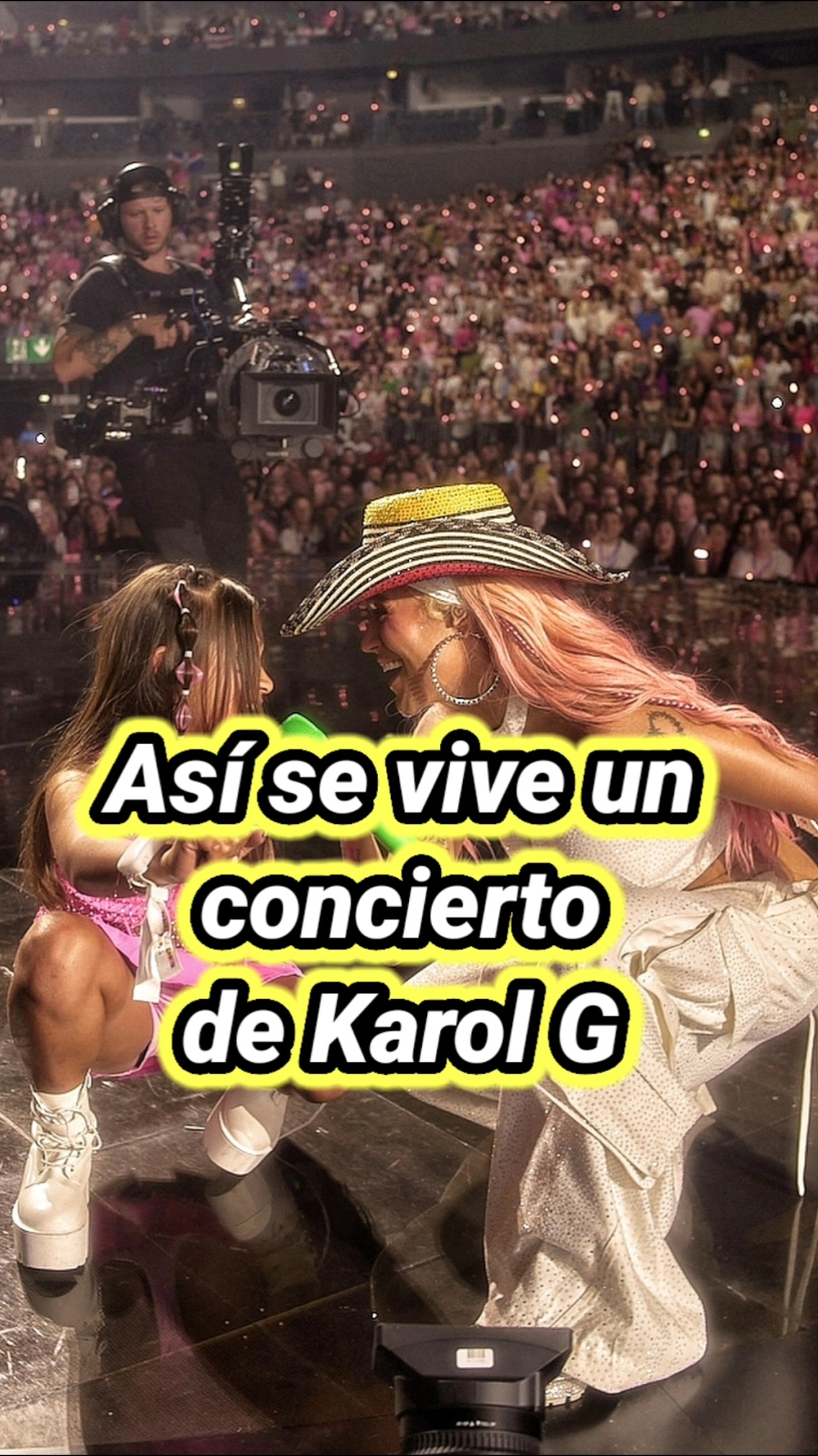 Así se vive un concierto de Karol G. #karolg