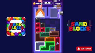 Sand Block - level 206 - Gameplay walkthrough