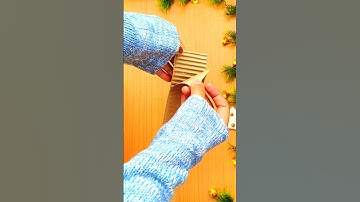 Look what I made for Christmas with this waste cardboard 🤩💗| Last minute Christmas craft ideas #diy