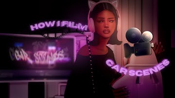 How to Film Car Scenes 🏎️ | Sims 4 Machinima Tutorial