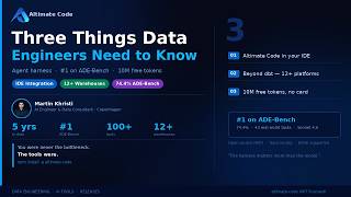 This Ai Agent Actually Does The Data Engineering Work Not Just The Code