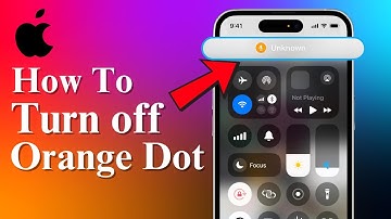 How to Turn Off Orange Dot on iPhone