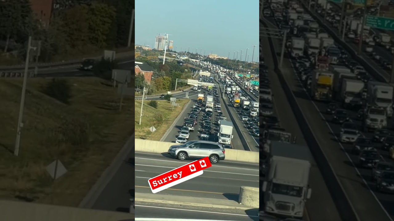 long weekend  enjoy with full traffic ⛔ 🇨🇦🥺 #