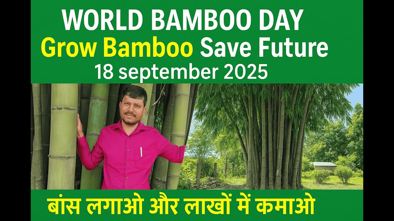 WORLD BAMBOO DAY II 18 September 2025 II बांस लगाओ और लाखों में कमाओ