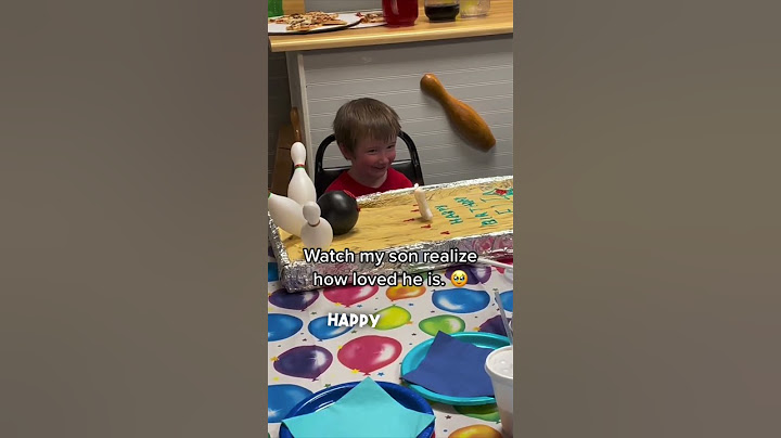 Adopted boy gets a birthday party with his family ❤️