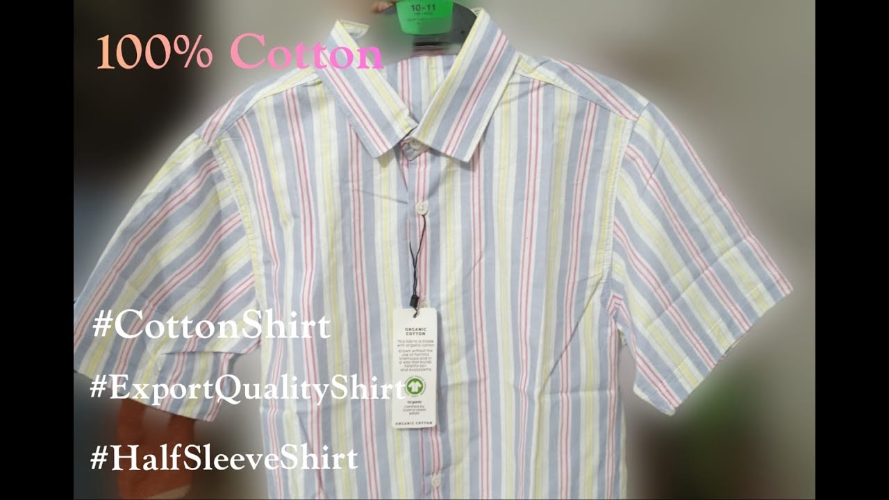 Export Quality Cotton Shirt (Bangladesh)