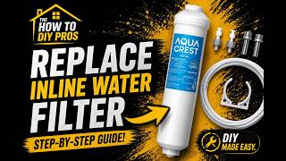 AQUA CREST Inline Water Filter Replacement Made Easy