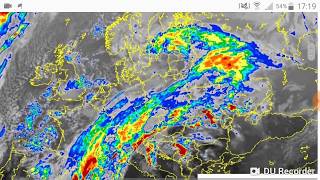 ORŲ APŽVALGA,DVIGUBAS EISMAS,debesys pagaminti ISPANIJOJ.2018 m. spalio 27 d.