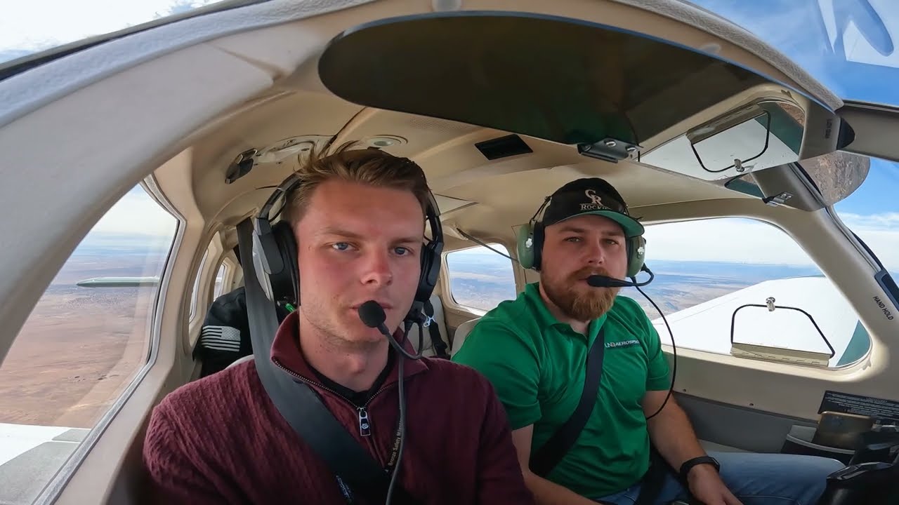 Flying over the Grand Canyon