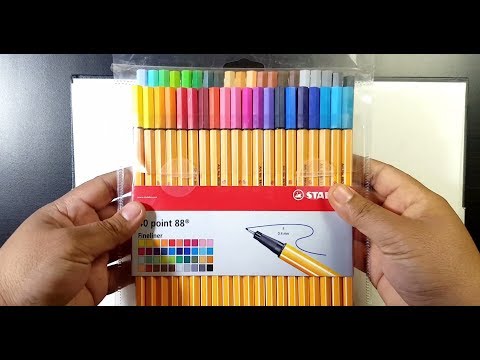 Uni posca Paint Pens - Extra Fine Point - Set of 12PC - Unboxing & Review  by Pritam Saha 