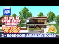 LOW COST HOUSE | 2 BEDROOM AMAKAN HOUSE DESIGN | 45 sq.m | ArkiVlog #BahayKubo #LowCostHouse #Design