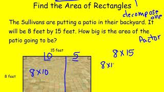 Using the Distributive Property to Find Area