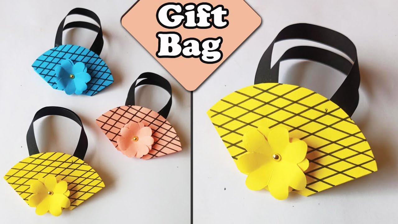 DIY EASY MINI PAPER PURSE / Paper Craft /Origami Purse DIY / Paper Crafts  Easy / Handmade Purse | How To Make Paper gift bag? How To Make Paper  Handbag / Origami