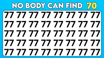 TEST YOUR OBSERVATION SKILLS | ODD ONE OUT - QUIZ | NUMBER AND LETTER EDITION.