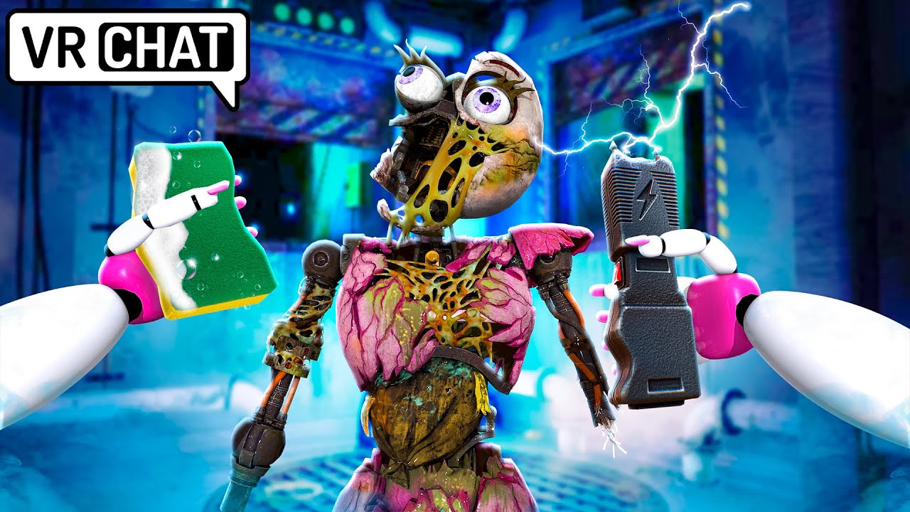 Repairing RUINED Glamrock Chica In VRCHAT