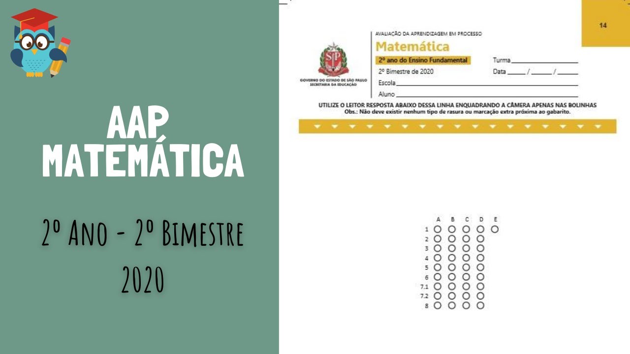 Resposta Da Aap De Matemática 2020 1 Ano