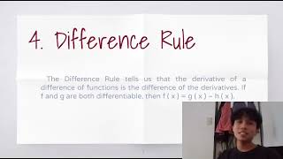 Basic Calculus 2nd Quarter Performance Task: Basic Rules of Derivatives