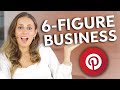 How I build a 6-FIGURE ONLINE BUSINESS using Pinterest! | NEW COURSE The Pinterest Marketing Studio