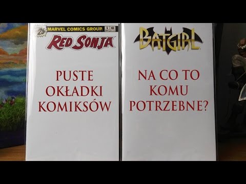 Blank cover variant - co zrobić z komiksem bez okładki?