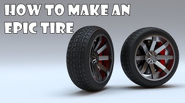 Modeling a hero tire in Maya (real time)