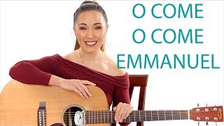 O Come O Come Emmanuel Beginner's Guitar Tutorial and Play Along chords