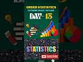 Order Statistics | Extreme Value | Outlier Explained with Examples | Statistics for Exams #issexam