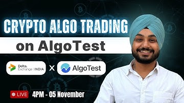 How to Backtest, Forward Test & Algo Trade Crypto for FREE || AlgoTest + Delta Exchange India