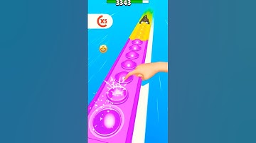 Pop colour tapp runner game #gameplay #games #ytshorts #poprun3d