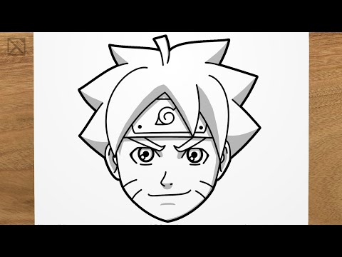 Como Desenhar BORUTO e NARUTO Usando Apenas UM lapis, Curso de Desenho:   Desenhando Boruto e Naruto Modo Rikudo  Usando apenas Um Lapís #Boruto #Naruto #Desenho #Anime #Mangá, By  Dicartoon