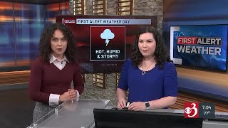 Heat & humidity peaks Friday with strong storms possible