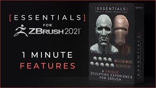 Digital Clay 'Essentials' - 1 Minute Features - A unique sculpting experience for Zbrush