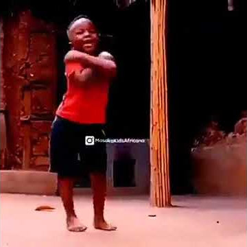 anak afrika joged lucu