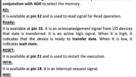 EL-302| Advance Microprocessor & Microcontroller |8086 pin diagram by Priyanka Choudhary GPC Bikaner