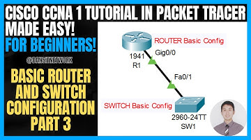 Day 1: IOS CLI Config to Router and Switch for Beginners Packet Tracer - Part 3