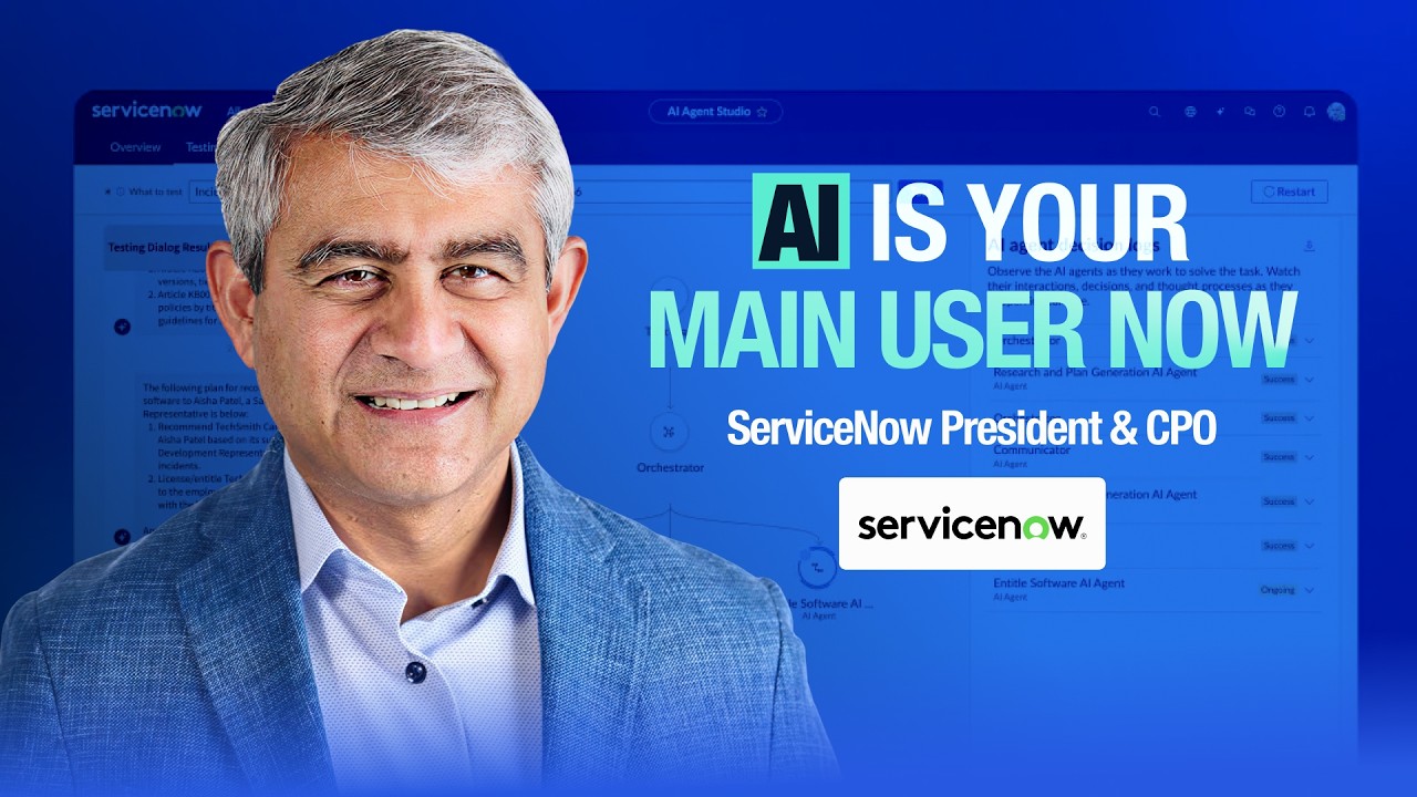 Thumbnail for ServiceNow President & CPO on Why AI Kills the Companies That Don't Transform | Amit Zavery | E305