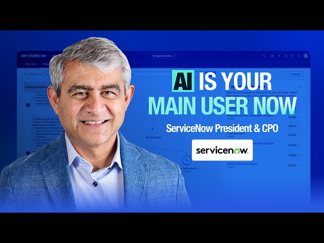 Thumbnail for ServiceNow President & CPO on Why AI Kills the Companies That Don't Transform | Amit Zavery | E305