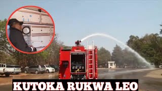 Mkuu Wa Mkoa Wa Rukwa Akabidhi Magari Matatu Kwa Jeshi La Zimamoto.