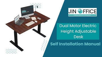 Jin Office Titan Dual Motor Electric Height Adjustable Desk Self Installation Video | JHT8-ED3
