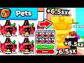 I RESTART With STRONGEST 600 BILLION STAT PET TEAM in Roblox Arm Wrestle Simulator..