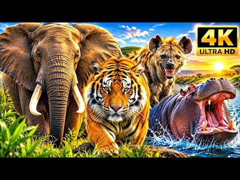 4K Beautiful & Amazing Animals | Stunning Wildlife in Ultra HD