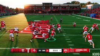 College Football 25 - Troy Trojans vs Jacksonville State Gamecocks - Gameplay (PS5 UHD) [4K60FPS]