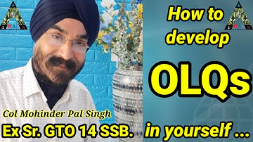 AMAS Training SSB Video - 1, (OLQs)How to develop OLQs in yourself... Tips by Ex Senior GTO , 14 SSB