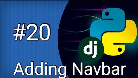 Adding Navbar #20 | E-commerce Website | Python Django Tutorial In Hindi