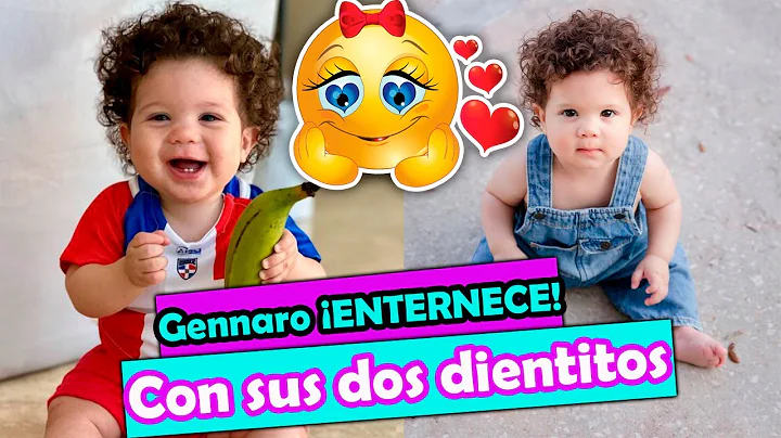 Baby Gennaro ENTERNECE! las redes con DOS DIENTITO...