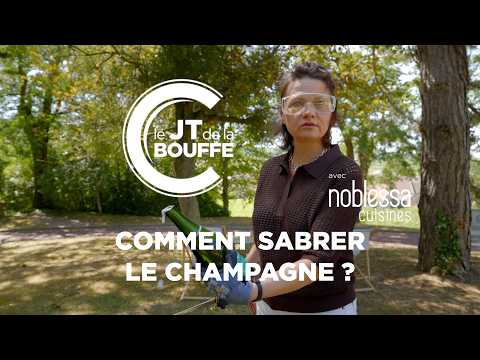 How to saber champagne?