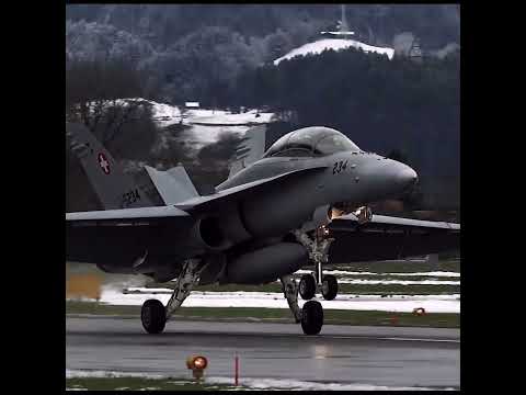 The Legacy F A 18 Hornet Rocking The Swiss Airforce Roundel Military Avgeek Plane Nato Fa18