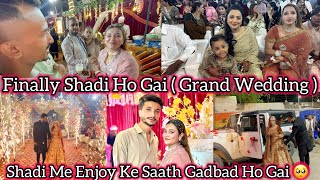 Finally Shadi Ho Gai Grand Wedding Barish Se Gadbad Ho Gai Mushab Vlog