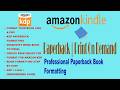 Paperback Book Formatting in Word | PDF for Amazon KDP, Blurb, Lulu &amp; IngramSpark with Styles